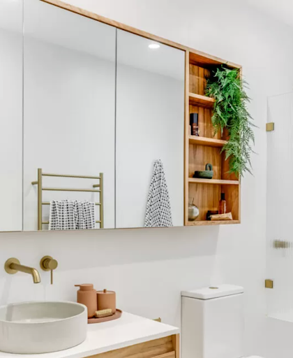 creative storage solutions for a small bathroom renovation